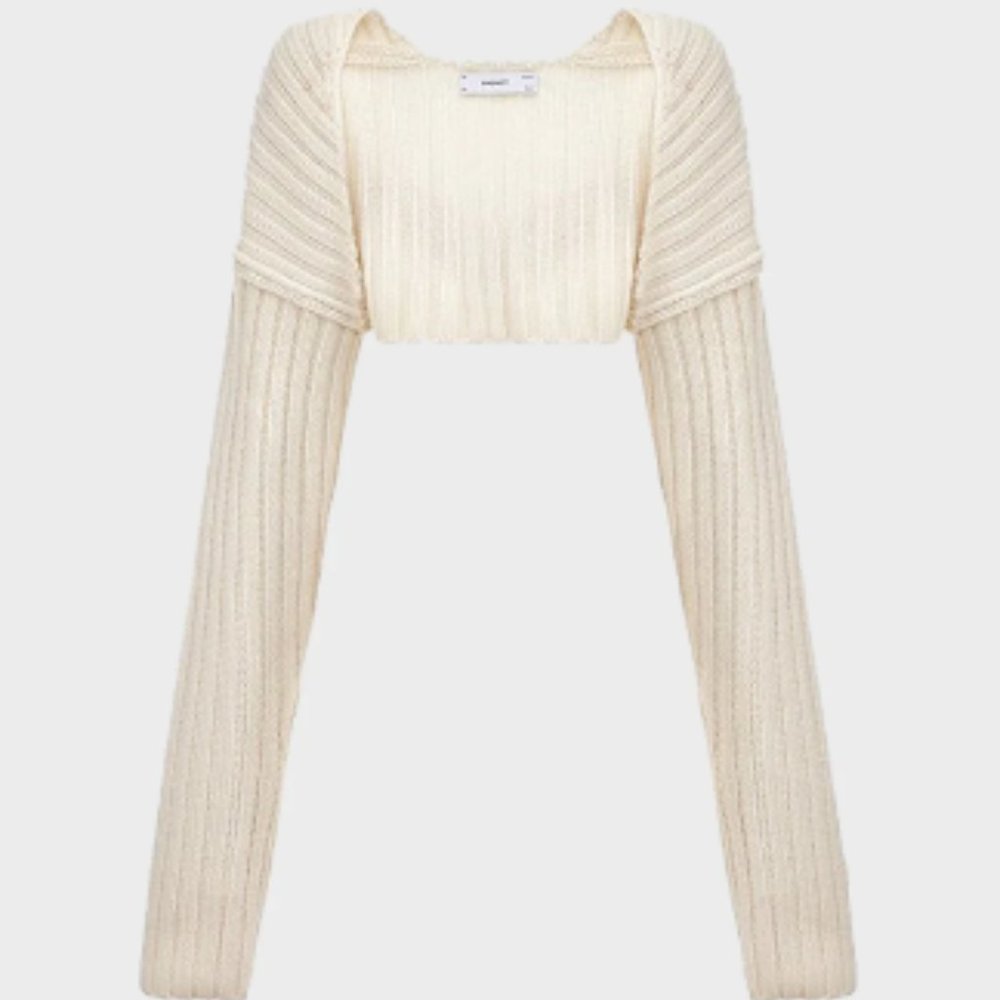 Simonett SWEATER SLEEVE - WHITE
